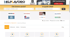 Desktop Screenshot of helplavoro.it