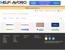 Tablet Screenshot of helplavoro.it